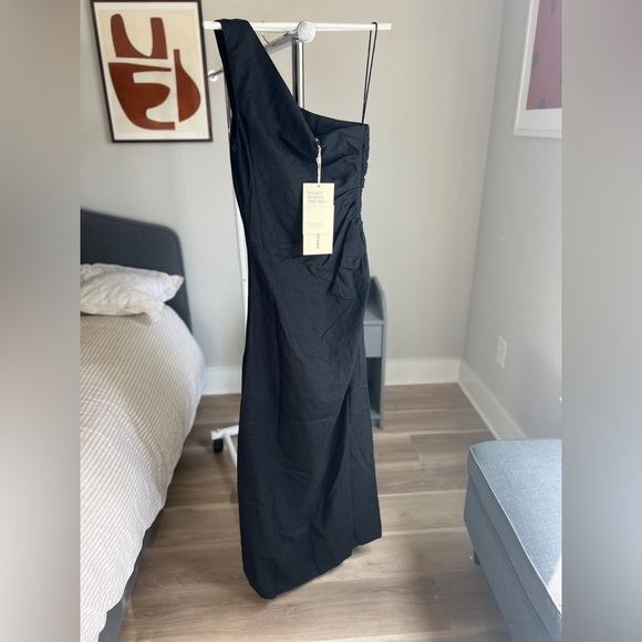 Mara Hoffman Enya One-Shoulder Hemp Maxi Dress - size 2 - NWT - Vacation cruise - Picture 8 of 12